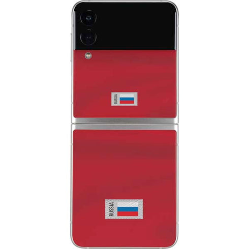 Russia Soccer Flag Galaxy Z Flip4 5G Skin